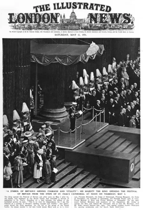 Framed Print : George VI opening Festival of Britain, St Pauls Cathedral Framed Print : George VI opening Festival of Britain, St Pauls Cathedral