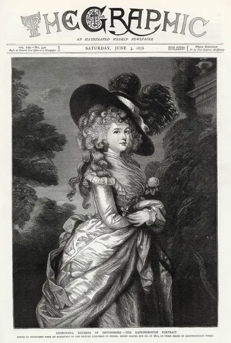 Framed Print : Georgiana, Duchess of Devonshire
