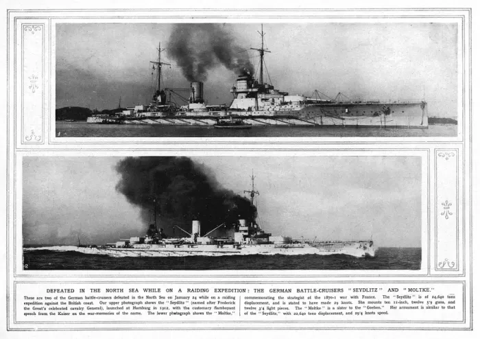 Framed Print : German battlecruisers Seydlitz and Moltke, 1915 Framed Print : German battlecruisers Seydlitz and Moltke, 1915