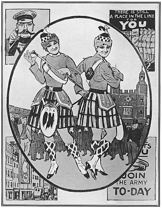 Framed Print : German cartoon on British recruitment techniques Framed Print : German cartoon on British recruitment techniques