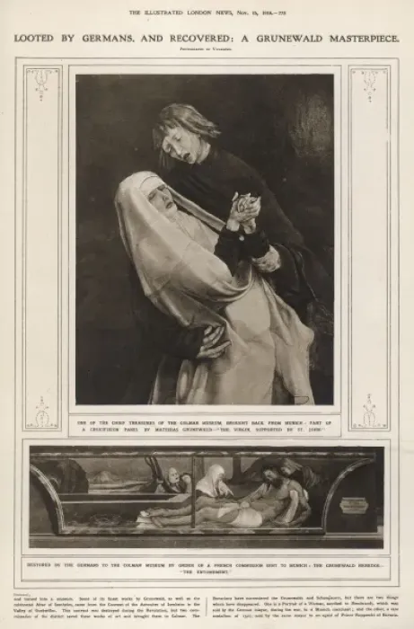 Framed Print : German Looted Art Found