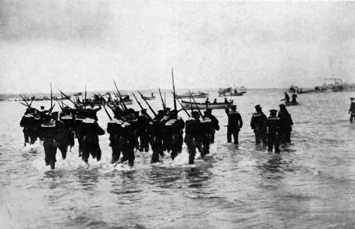 Framed Print : German navy on landing manouevres Framed Print : German navy on landing manouevres