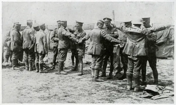 Framed Print : German Prisoners of War 1916 Framed Print : German Prisoners of War 1916