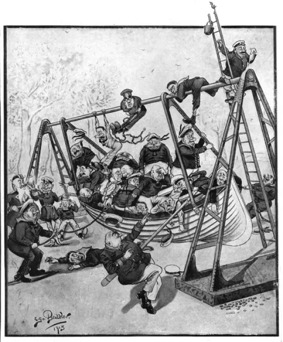 Framed Print : German Thoroughness, cartoon 1915 Framed Print : German Thoroughness, cartoon 1915