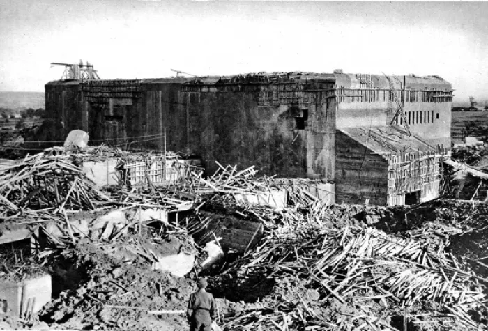 Framed Print : German V-2 Base at Watten; Second World War, 1944 Framed Print : German V-2 Base at Watten; Second World War, 1944