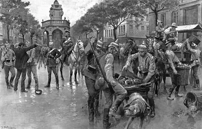 Framed Print : Germans in Li觥 Framed Print : Germans in Li觥