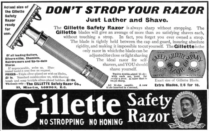 Framed Print : Gillette Safety Razor Framed Print : Gillette Safety Razor
