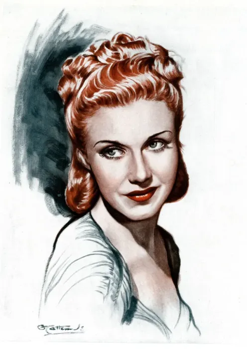 Framed Print : Ginger Rogers by G. Cattermole Framed Print : Ginger Rogers by G. Cattermole