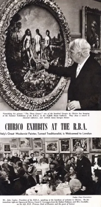 Framed Print : Giorgio de Chirico exhibits Framed Print : Giorgio de Chirico exhibits