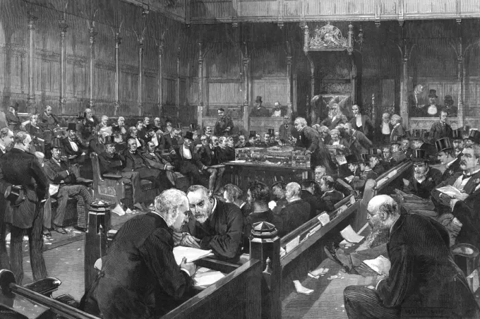 Framed Print : Gladstone  /  Commons 1892