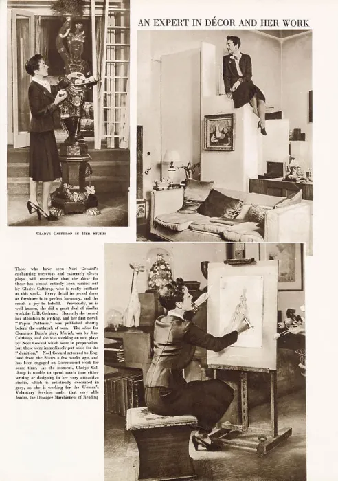 Framed Print : Gladys Edith Mabel Calthrop (ne Treeby), (1894 - 1980), artist and leading British stage designer. She is best known as the set and costume designer and for her collaborations, providing set and costumes for her friend Noel Coward's plays Framed Print : Gladys Edith Mabel Calthrop (ne Treeby), (1894 - 1980), artist and leading British stage designer. She is best known as the set and costume designer and for her collaborations, providing set and costumes for her friend Noel Coward's plays