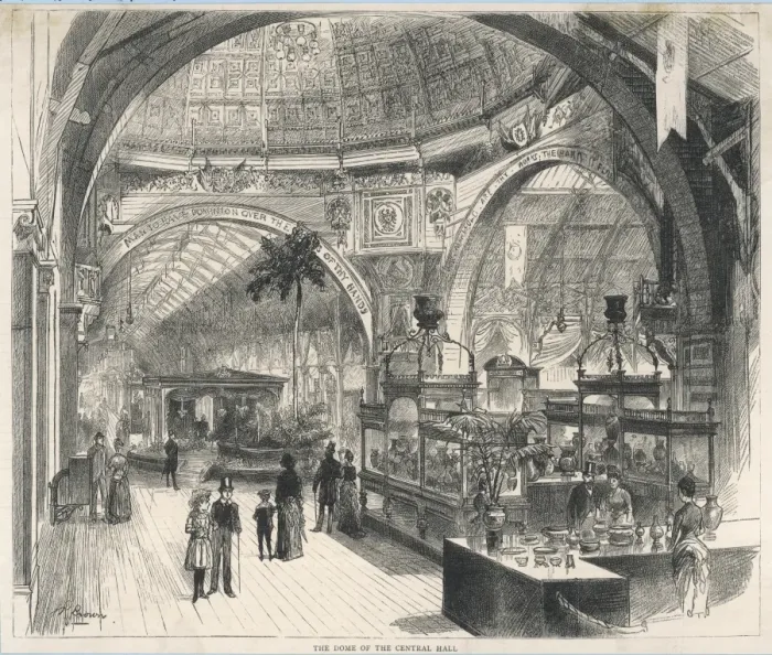 Framed Print : Glasgow Exhib 1888 Framed Print : Glasgow Exhib 1888