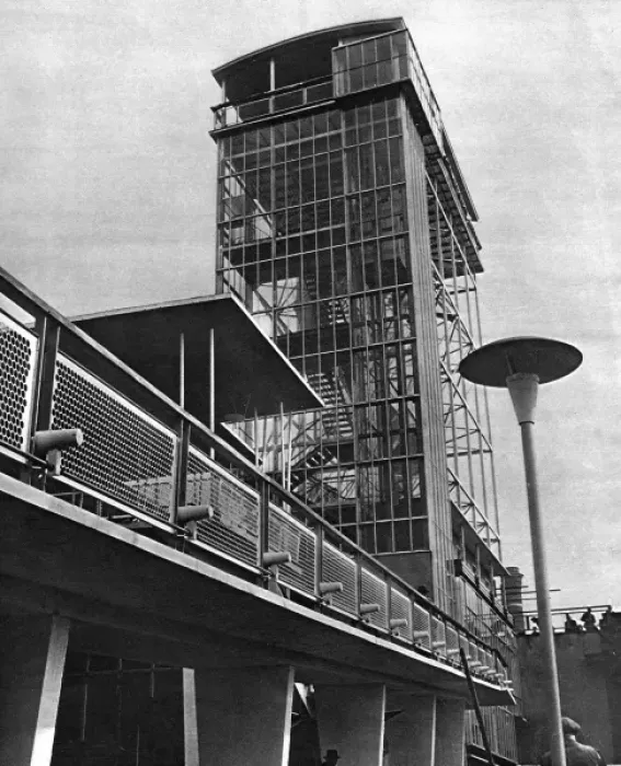 Framed Print : Glass Tower at the Festival of Britain, South Bank, London Framed Print : Glass Tower at the Festival of Britain, South Bank, London