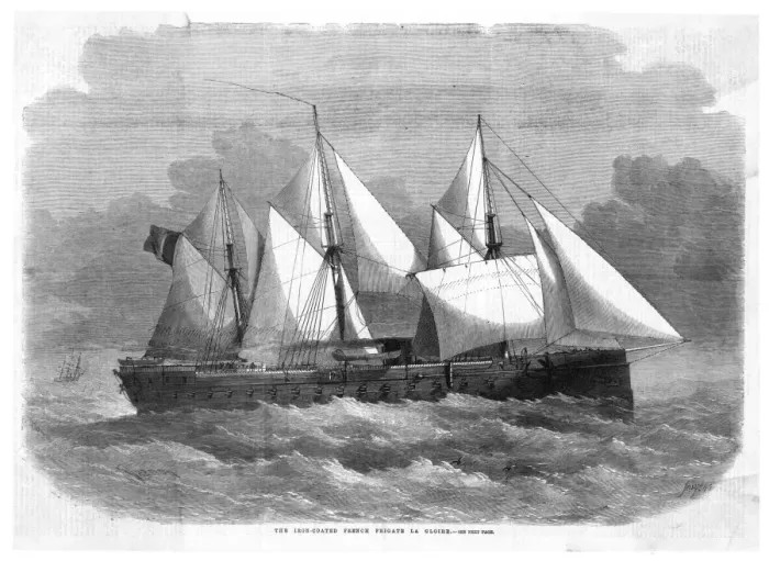 Framed Print : GLOIRE. French ironclad frigate Framed Print : GLOIRE. French ironclad frigate
