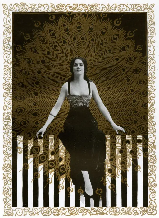 Framed Print : Gold and Black Studies - Miss Amy Wellesley Framed Print : Gold and Black Studies - Miss Amy Wellesley