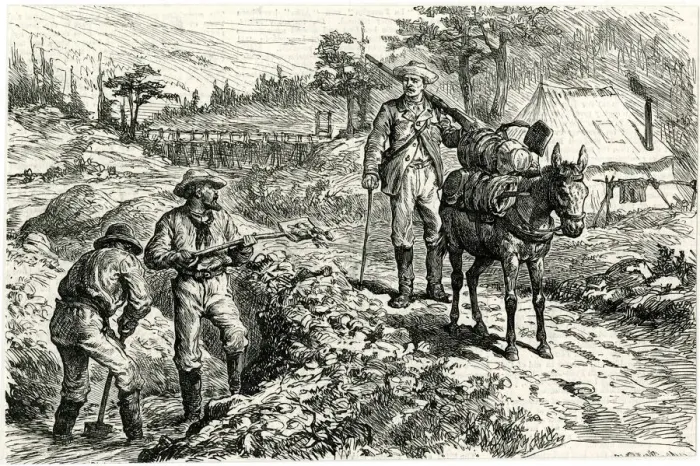 Framed Print : GOLD PROSPECTOR  /  COLORADO
