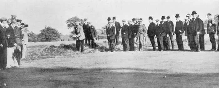 Framed Print : Golfer James Braid at the PGA on Romford Links Framed Print : Golfer James Braid at the PGA on Romford Links