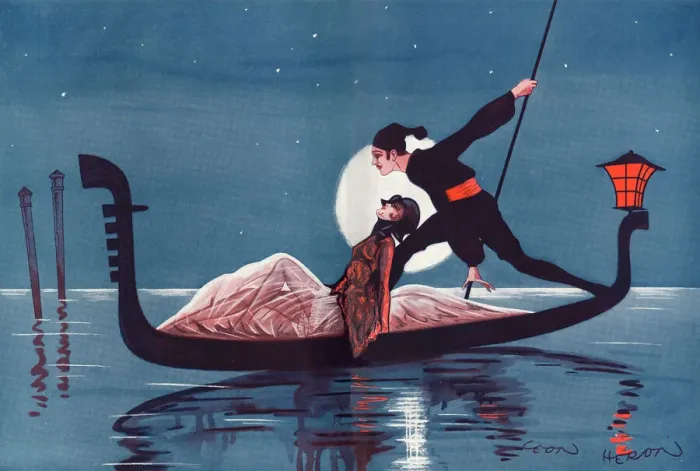 Framed Print : The Gondo-liar by Leon Heron Framed Print : The Gondo-liar by Leon Heron