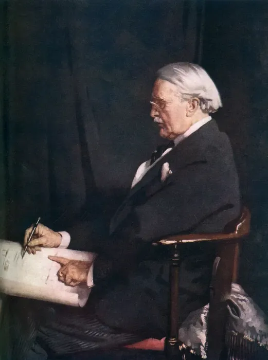 Framed Print : Gordon Selfridge by William Orpen Framed Print : Gordon Selfridge by William Orpen