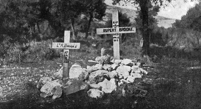 Framed Print : Grave of Rupert Brooke in Skyros Framed Print : Grave of Rupert Brooke in Skyros