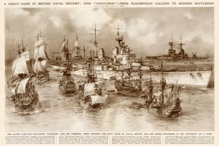 Framed Print : A Great name in British Naval History - The Nine Royal Navy vessels to bear the name Framed Print : A Great name in British Naval History - The Nine Royal Navy vessels to bear the name