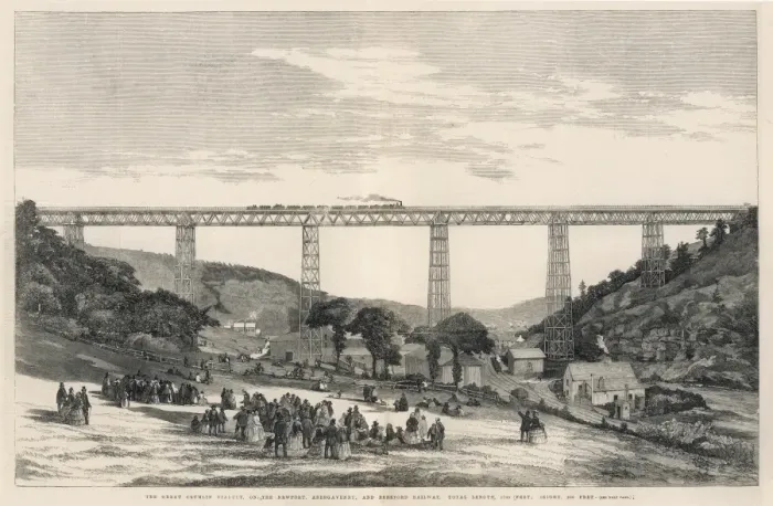 Framed Print : The great Crumlin Viaduct Framed Print : The great Crumlin Viaduct