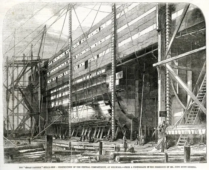 Framed Print : GREAT EASTERN CONSTRUCT