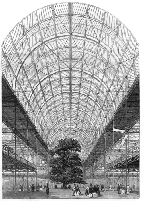 Framed Print : Great Exhibition Transept