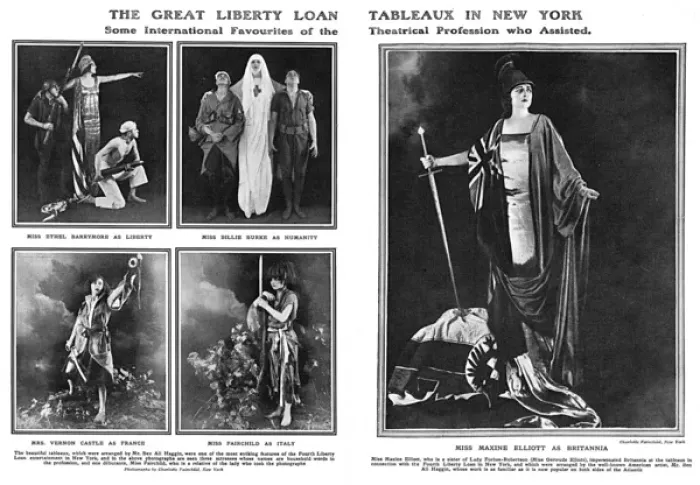 Framed Print : The Great Liberty Loan Tableaux in New York Framed Print : The Great Liberty Loan Tableaux in New York