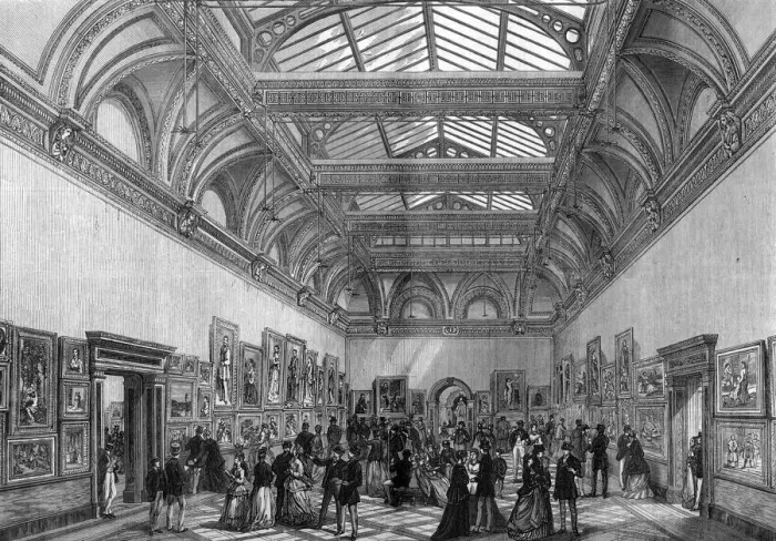 Framed Print : The Great Room at the Royal Academy, London 1869 Framed Print : The Great Room at the Royal Academy, London 1869
