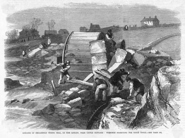 Framed Print : Great Sheffield Flood