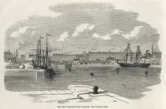Framed Print : The Great Western Docks, Plymouth Framed Print : The Great Western Docks, Plymouth