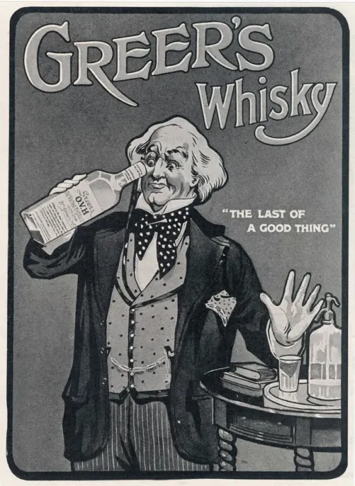 Framed Print : GREERs WHISKY 1904 Framed Print : GREERs WHISKY 1904