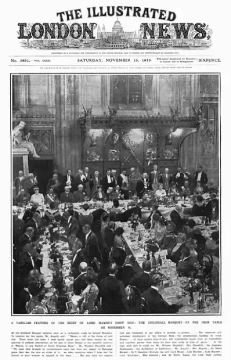 Framed Print : Guildhall banquet on the evening of the Lord Mayors Show Framed Print : Guildhall banquet on the evening of the Lord Mayors Show