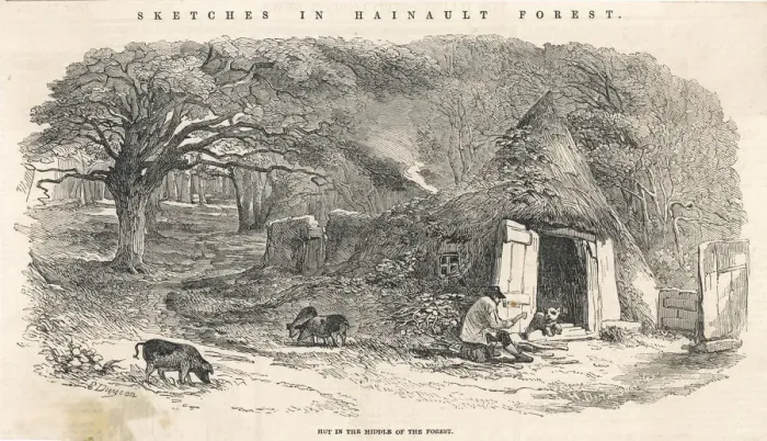 Framed Print : Hainault Forest / 1851 Framed Print : Hainault Forest / 1851