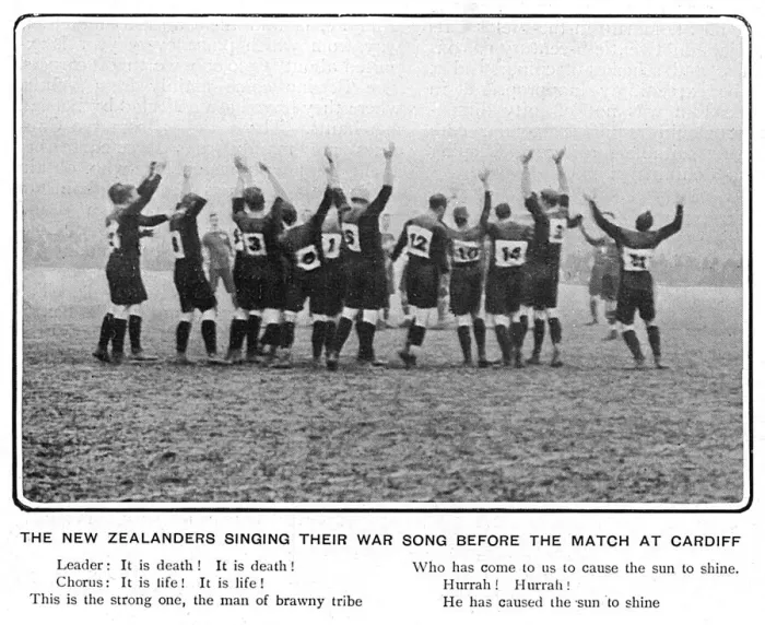 Framed Print : The Haka: New Zealand rugby war dance, 1905 Framed Print : The Haka: New Zealand rugby war dance, 1905
