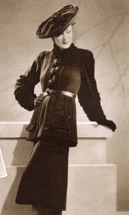 Framed Print : Half-length coat by Elsa Schiaparelli Framed Print : Half-length coat by Elsa Schiaparelli