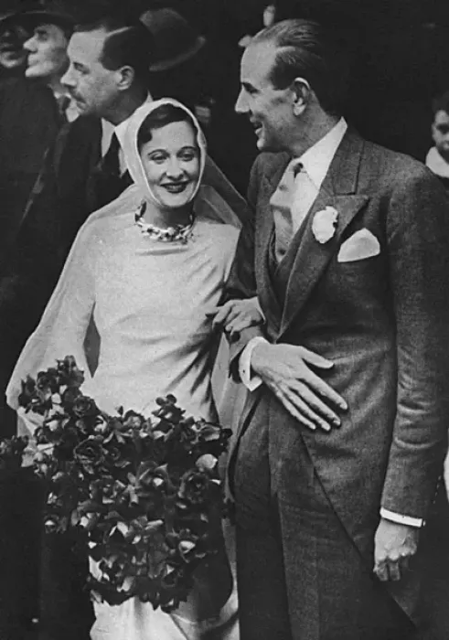 Framed Print : The Hambro - Beaton wedding, 1934 Framed Print : The Hambro - Beaton wedding, 1934