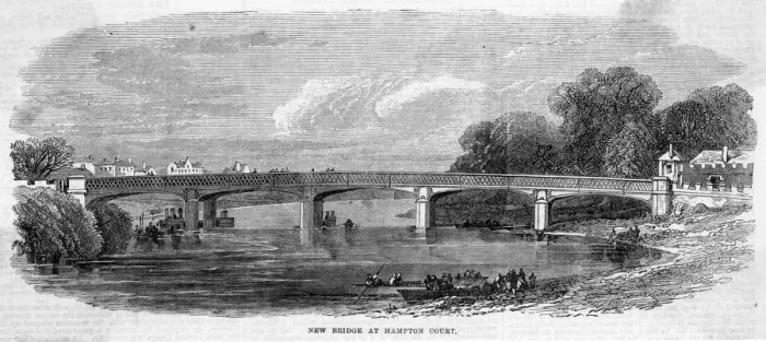 Framed Print : Hampton Court Bridge Framed Print : Hampton Court Bridge