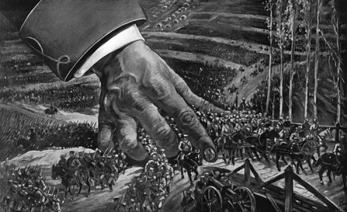 Framed Print : The Hand of Militarism in Europe, WW1 outbreak Framed Print : The Hand of Militarism in Europe, WW1 outbreak