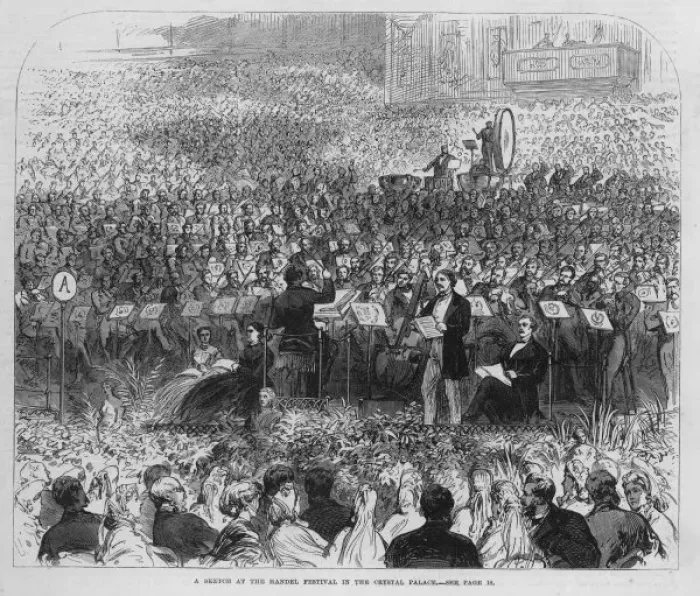 Framed Print : Handel Festival 1865 Framed Print : Handel Festival 1865