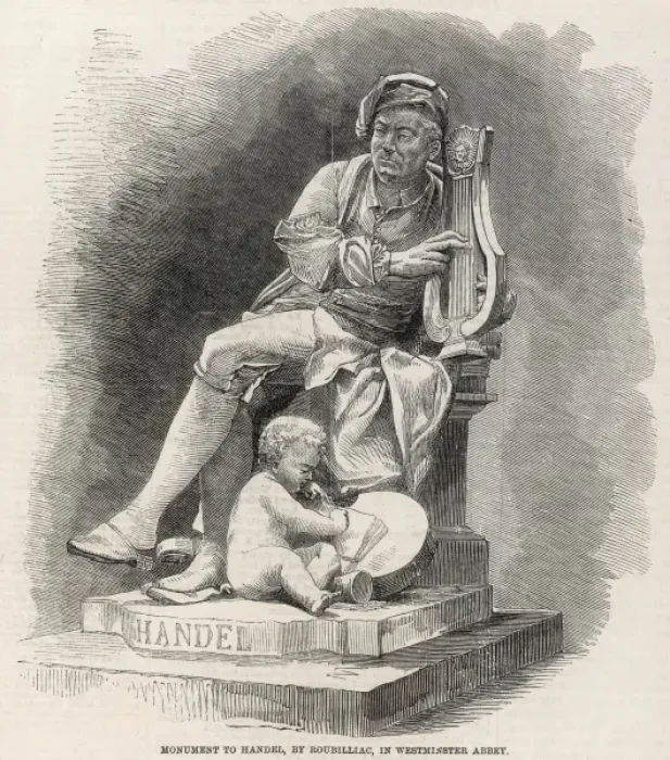 Framed Print : Handel Monument