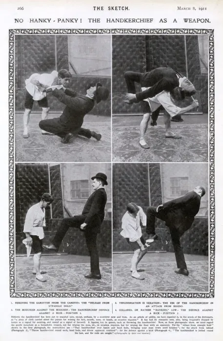 Framed Print : No Hanky-Panky! The Handkerchief as a weapon Framed Print : No Hanky-Panky! The Handkerchief as a weapon