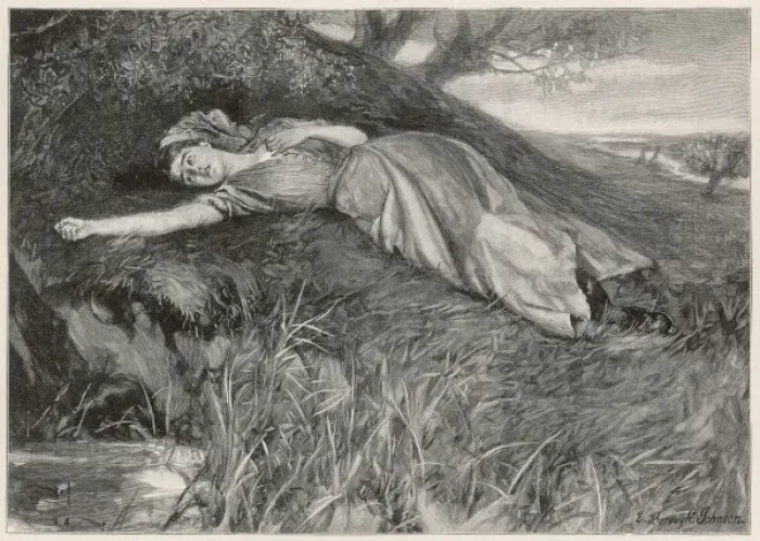 Framed Print : Hardy  /  Tess D urbervilles
