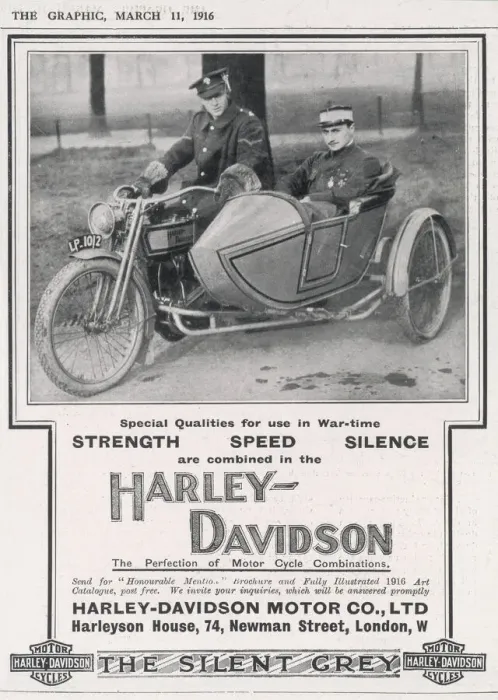 Framed Print : Harley Davidson Ad Framed Print : Harley Davidson Ad