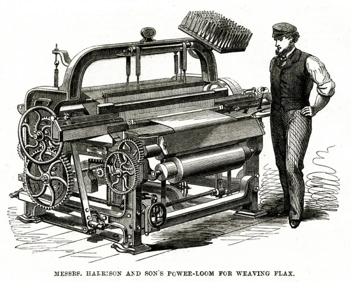 Framed Print : Harrison & Sons power loom 1862 Harrison & Sons power loom 1862 Framed Print : Harrison & Sons power loom 1862 Harrison & Sons power loom 1862
