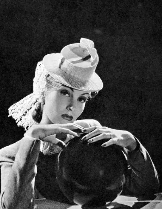 Framed Print : Head-wear fashions for Spring 1939 Framed Print : Head-wear fashions for Spring 1939