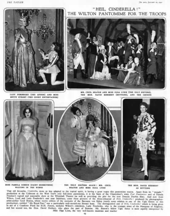 Framed Print : Heil, Cinderella! The Wilton pantomime for the troops Framed Print : Heil, Cinderella! The Wilton pantomime for the troops