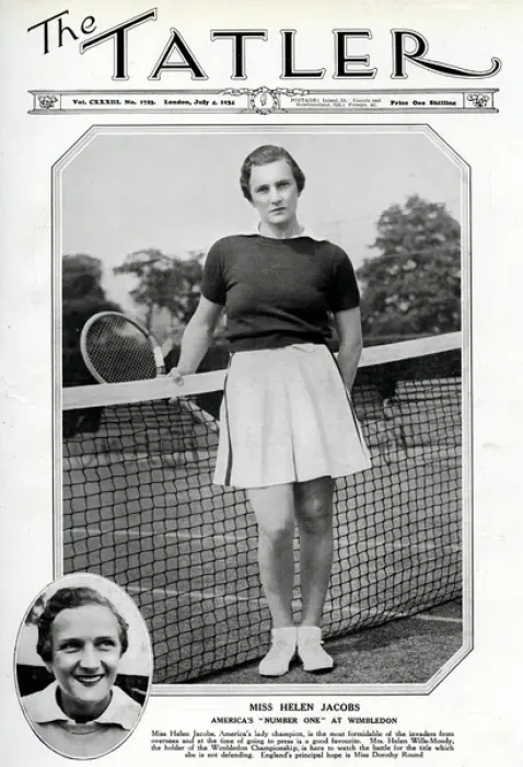 Framed Print : Helen Jacobs in 1934 Framed Print : Helen Jacobs in 1934