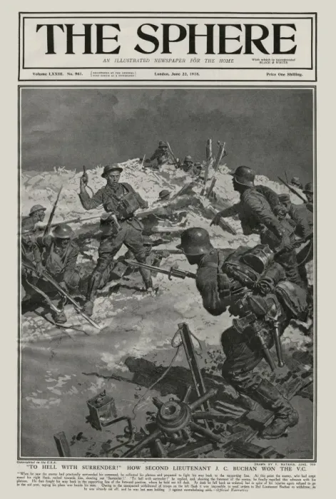 Framed Print : To Hell With Surrender! How Second Lieutenant J. C. Buchan Framed Print : To Hell With Surrender! How Second Lieutenant J. C. Buchan